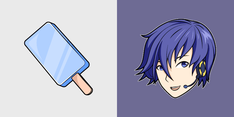 Kaito Vocaloid Cute Cursor Pack