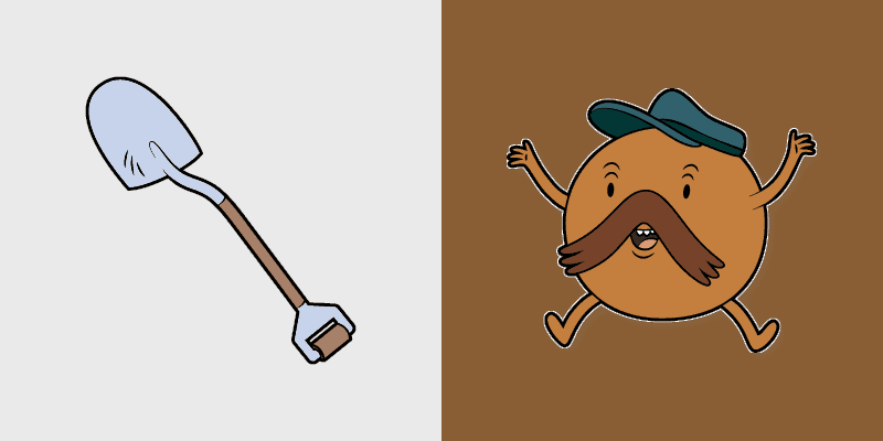 Candy Kingdom Cursor Pack - Starchy and Shovel