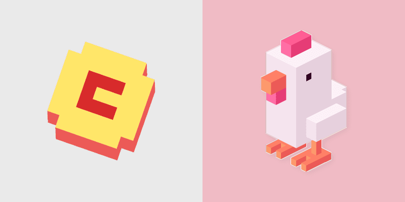 Crossy Road Chicken Cursor Pack