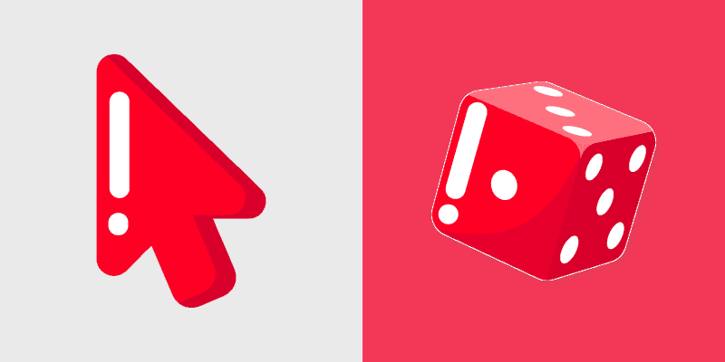 Custom Cursor Pack - Dice Delight