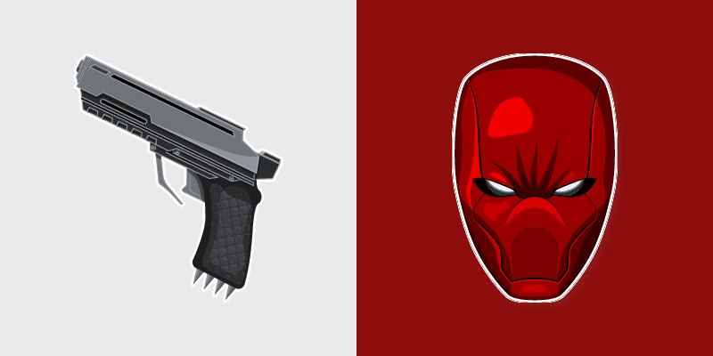 Custom Cursor Pack - Red Hood & Pistol