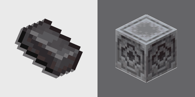 Custom Cursor Pack: Minecraft Netherite Ingot & Lodestone