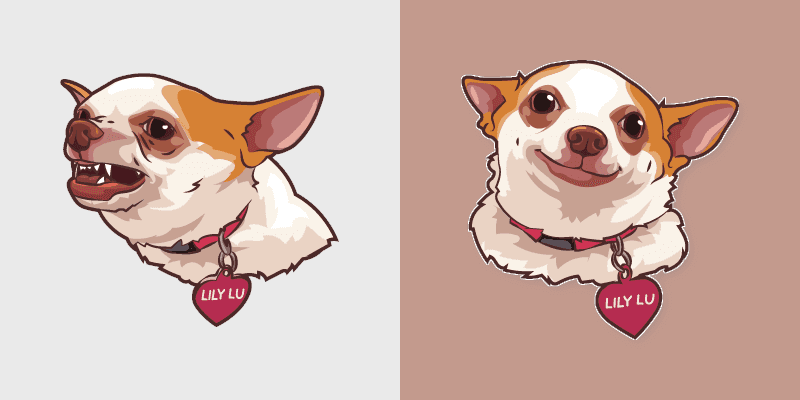 Cute Cursor Pack - Chihuahua Lily Lu Series