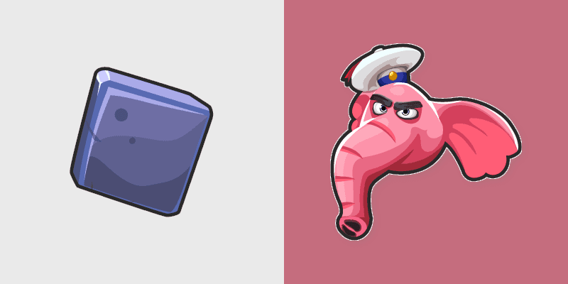 Crash Bandicoot Pink Elephant Cute Mouse Cursor