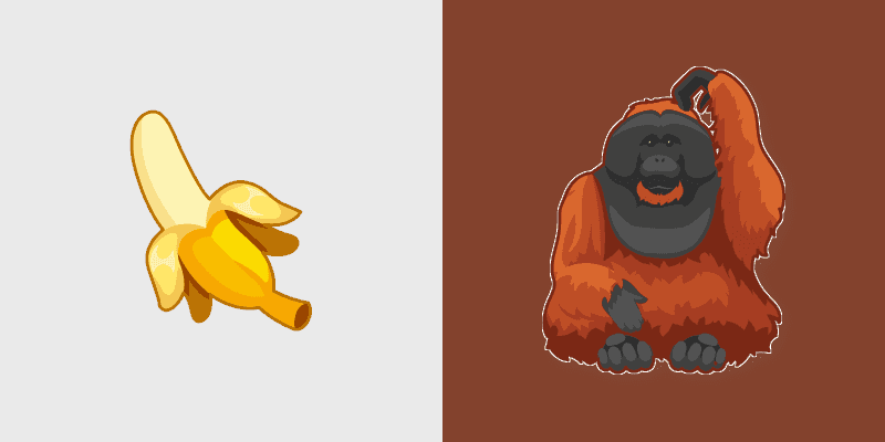 Cute Orangutan Cursor Pack