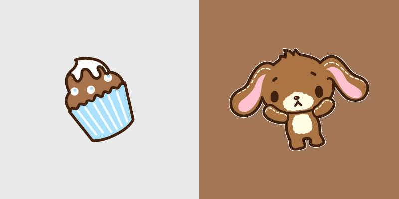 Cute Cursor Kurousa and Cake