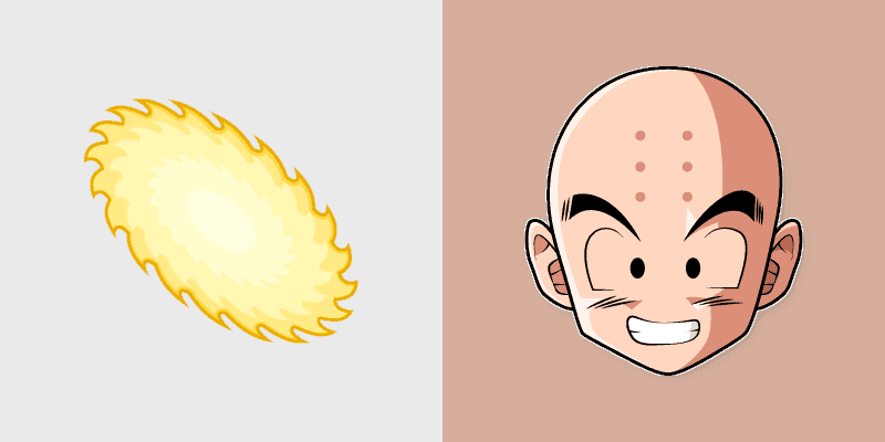 Krillin's Fierce Cursor Pack