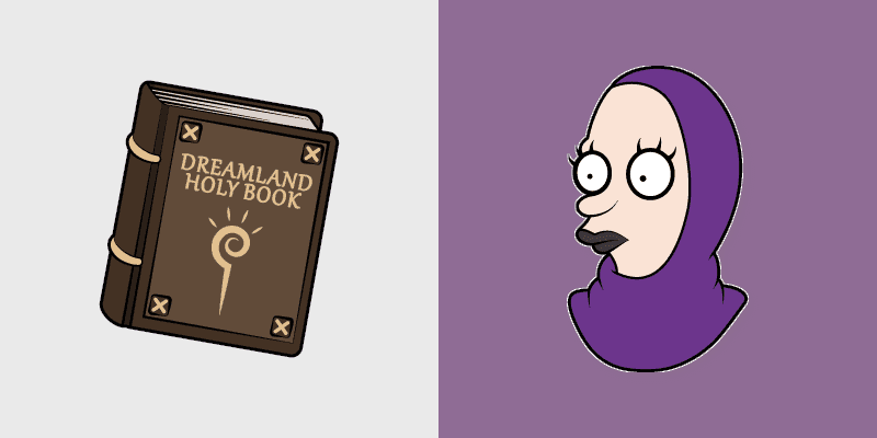 Cute Cursor Pack - Arch-Druidess and Holy Book