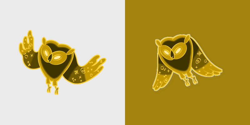 Cosmic Owl Cursor Pack