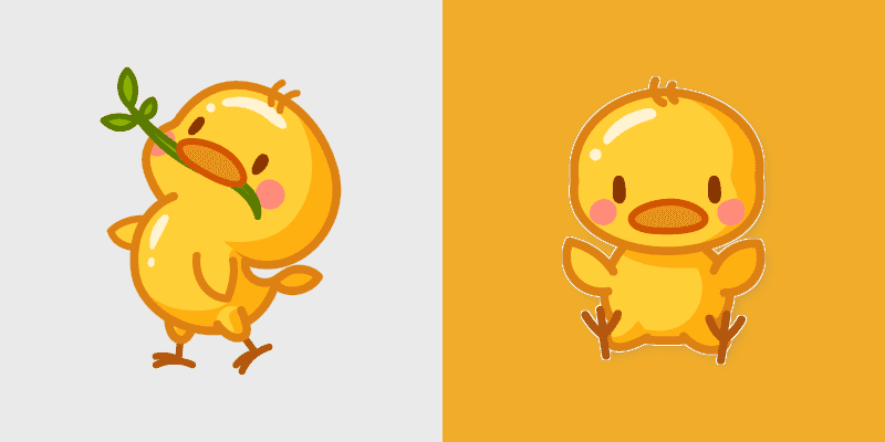 Cute Cursor Pack with Duck