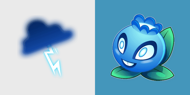 Electric Blueberry Custom Cursor