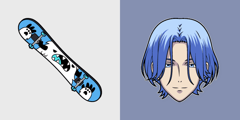 Cute Cursor with SK8 the Infinity Langa