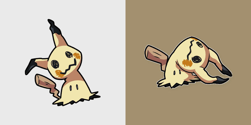 Cute Mimikyu Cursor Pack