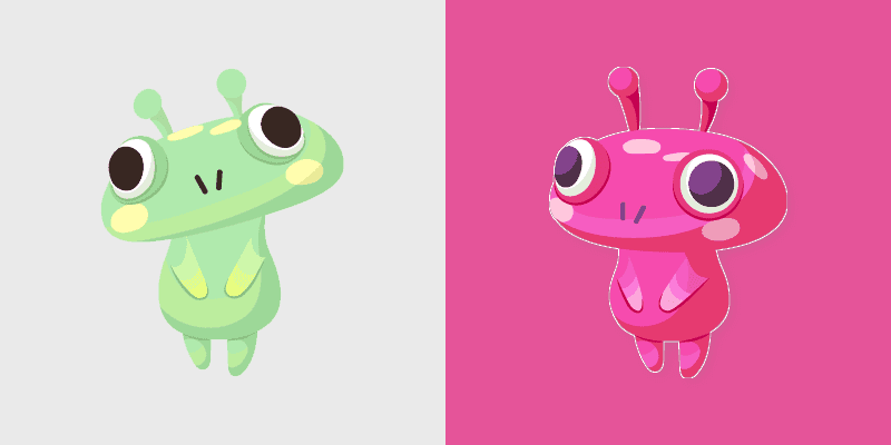 Cute Cursor Collection - Tud and Gleamy Tud