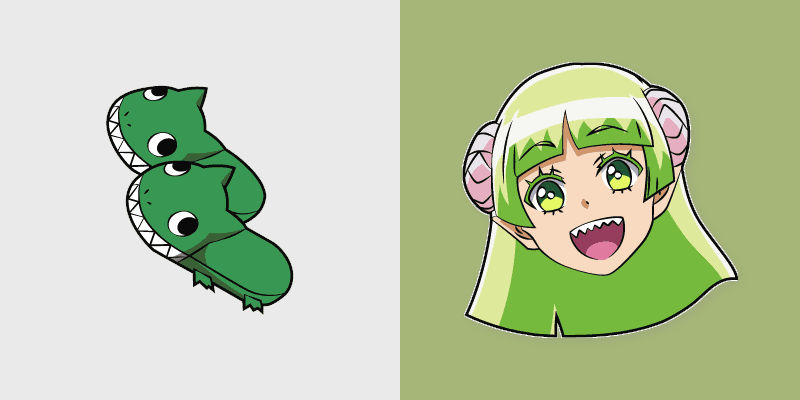 Custom Cursor Pack - Demon School Valac Clara & Slippers