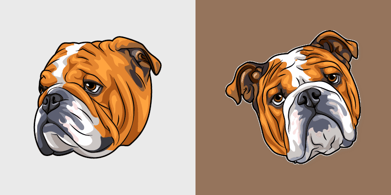 English Bulldog Cursor Pack