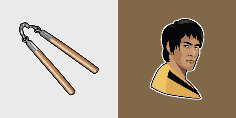 Bruce Lee Cute Cursor