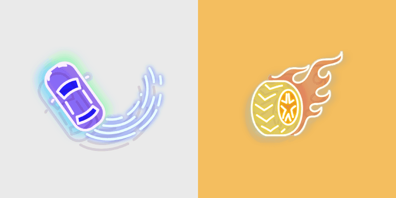 Neon Cute Cursor Pack