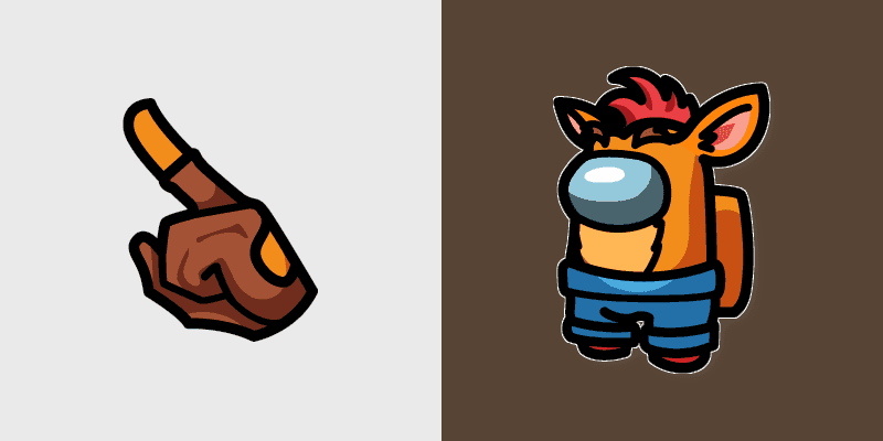 Custom Cursor Pack: Crash Bandicoot Edition