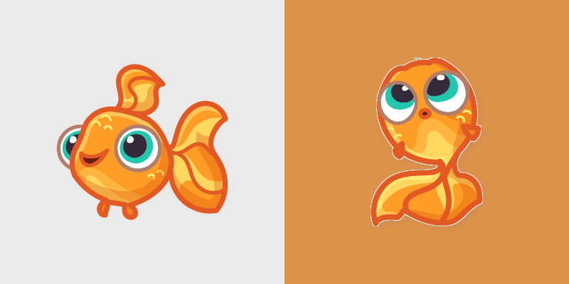 Cute Cursor Pack - Goldfish Delight