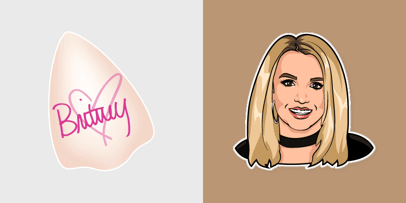 Cute Britney Spears Custom Cursor Pack