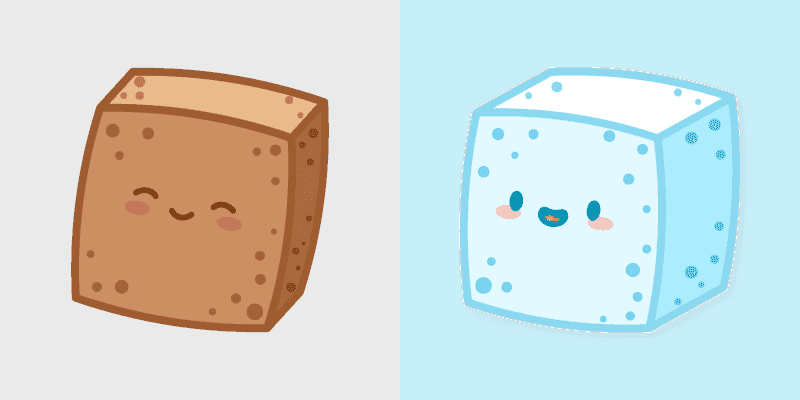 Custom Cute Cursor Pack - Smiling Sugar Cubes