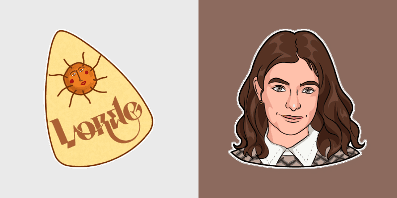 Lorde Cute Custom Mouse Cursor