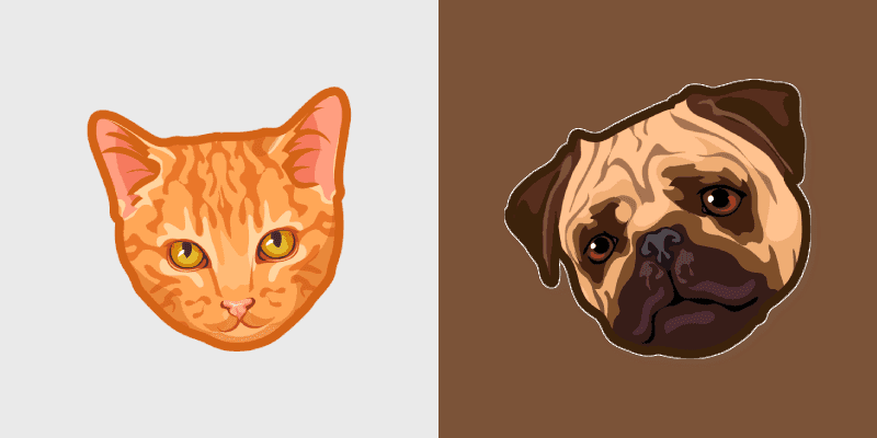 Milo and Otis Cute Cursor Pack