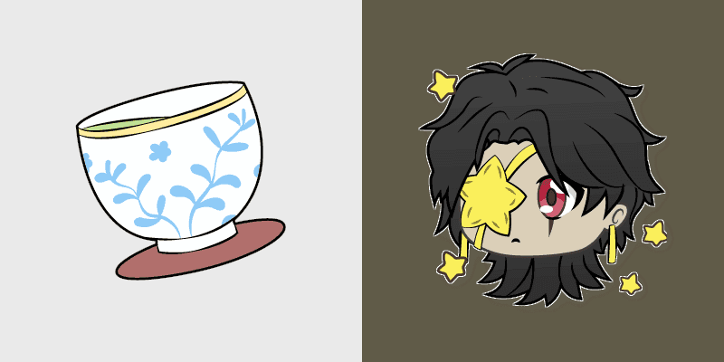 Custom Cursor Pack - Cute Wei and Green Tea