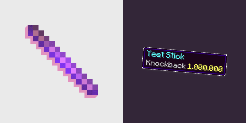 Cute Cursor Minecraft Yeet Stick