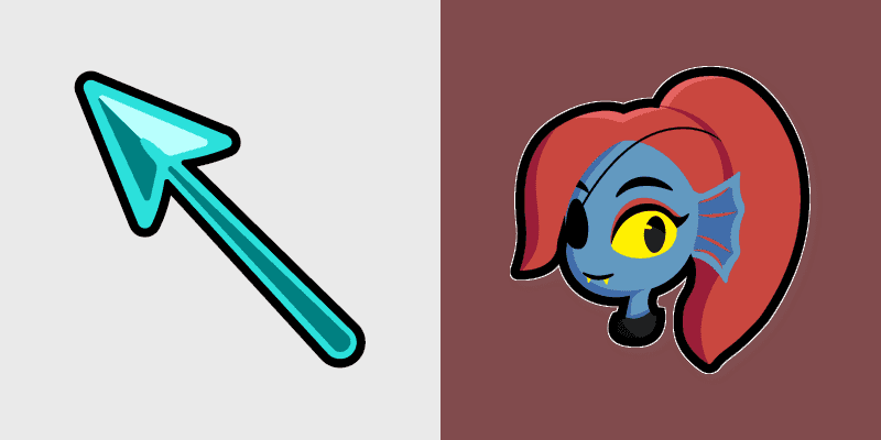 Cute Cursor Undyne