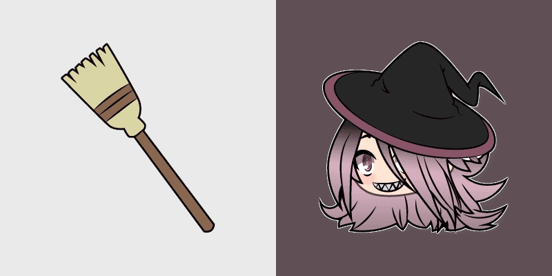 Cute Cursor Pack - Sabrina and Broom