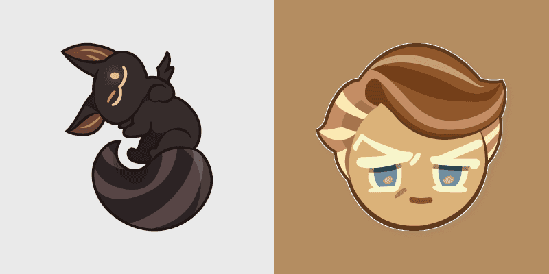 Custom Cursor Pack - Cookie Run Almond & Constable Whiskers
