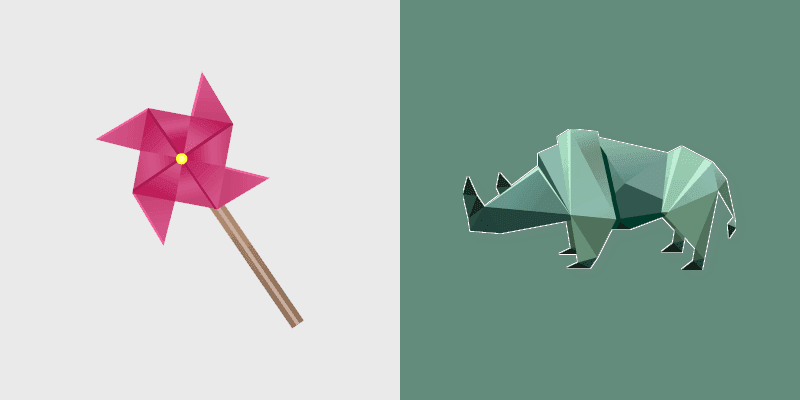 Cute Cursor Origami Collection
