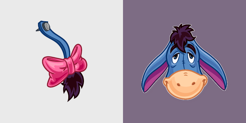 Custom Eeyore Cursor Pack