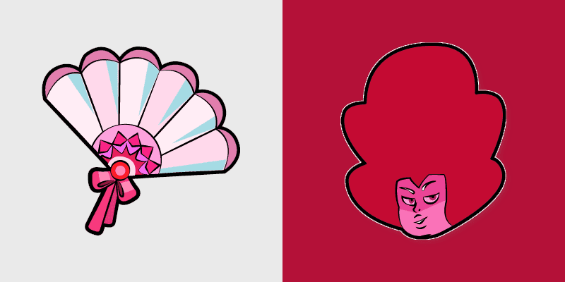 Steven Universe Custom Cursor Pack - Pyrope & Fan Edition