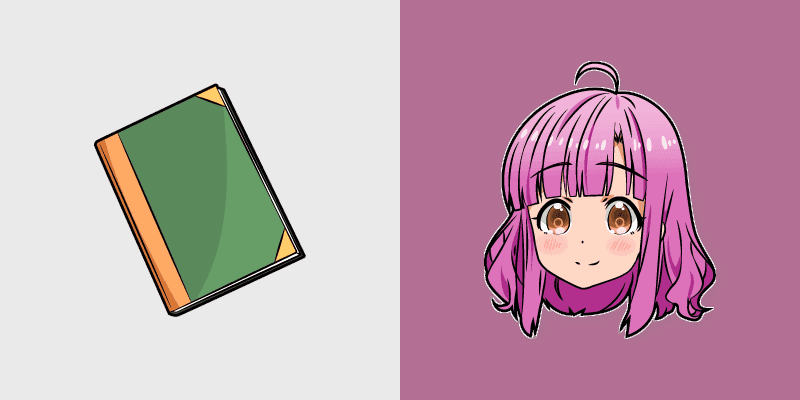 Custom Cursor Pack: School-Live! Megumi Sakura & Journal