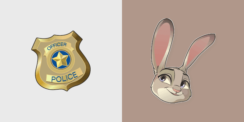 Zootopia Judy Hopps Cute Cursor Pack