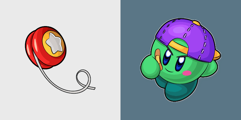 Cute Kirby Custom Cursor Pack