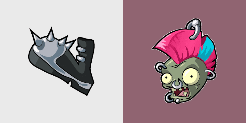 Cute Cursor Pack - Punk Zombie Theme
