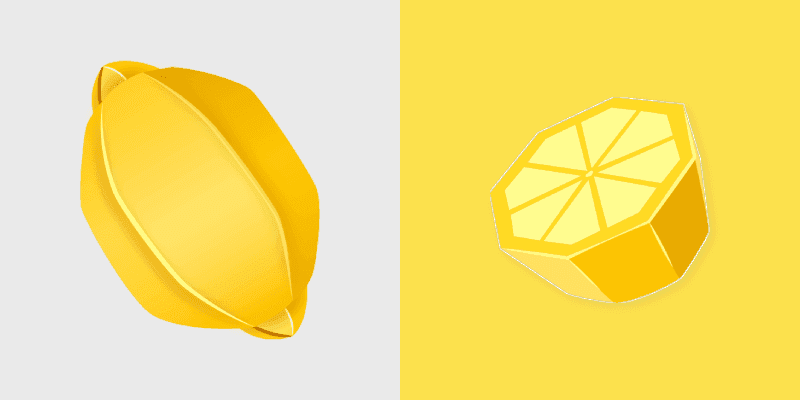 Cute Cursor Pack - Origami Lemon Delight