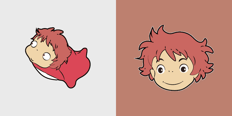 Cute Ponyo Cursor Pack