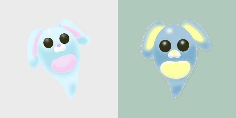 Cute Cursor Pack: Roblox Adopt Me Ghost Bunny