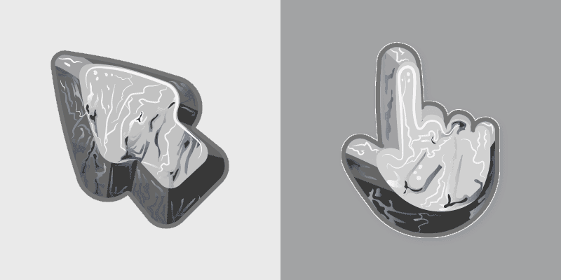 Black Marble Custom Cursor Pack