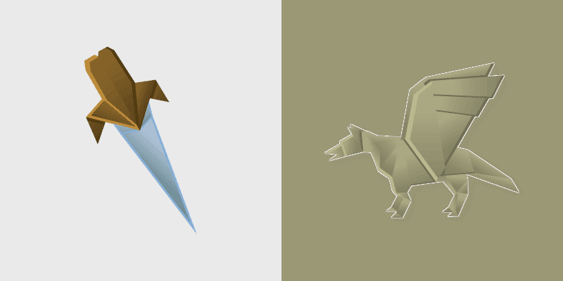 Custom Cursor Pack - Winged Wolf & Sword