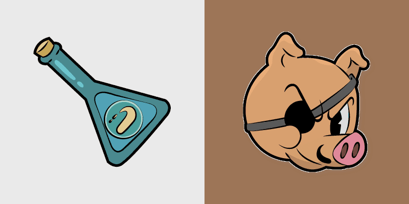 Cute Cuphead Cursor Pack