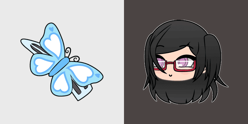 Cute Cursor Misty Butterfly Pack