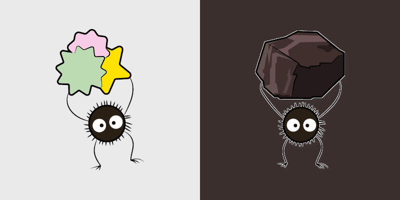 Spirited Away Cute Sprites Custom Cursor Pack