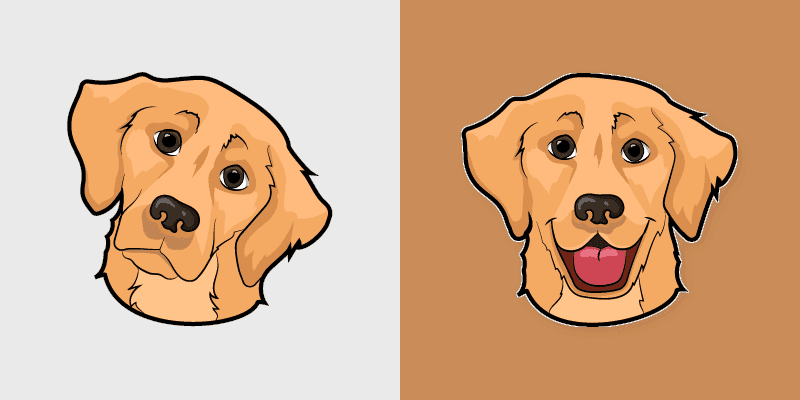 Custom Cursor for Golden Retriever
