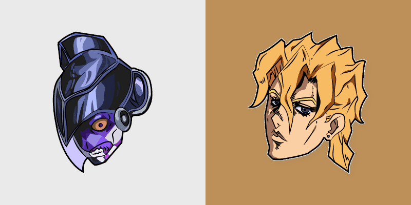 Custom Cursor - JoJo's Bizarre Adventure Pannacotta Fugo & Purple Haze
